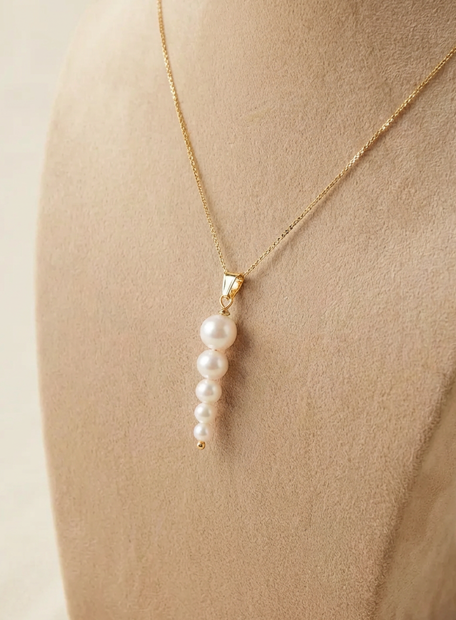 Pearl Cascade Necklace